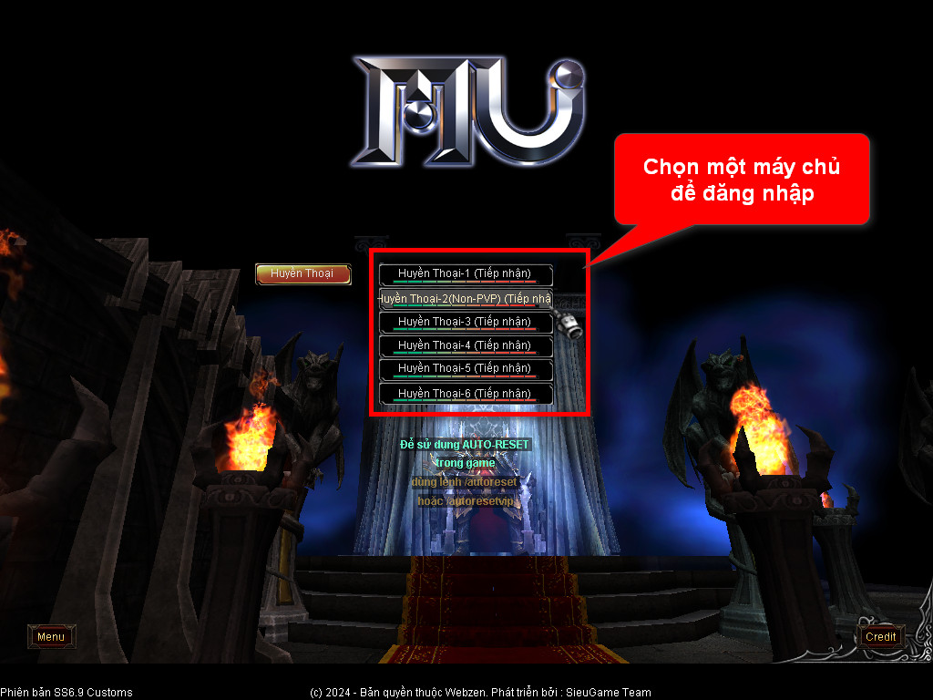 Chức năng chính của Game MU Hoàn Long Chức năng chính của Game MU Hoàn Long